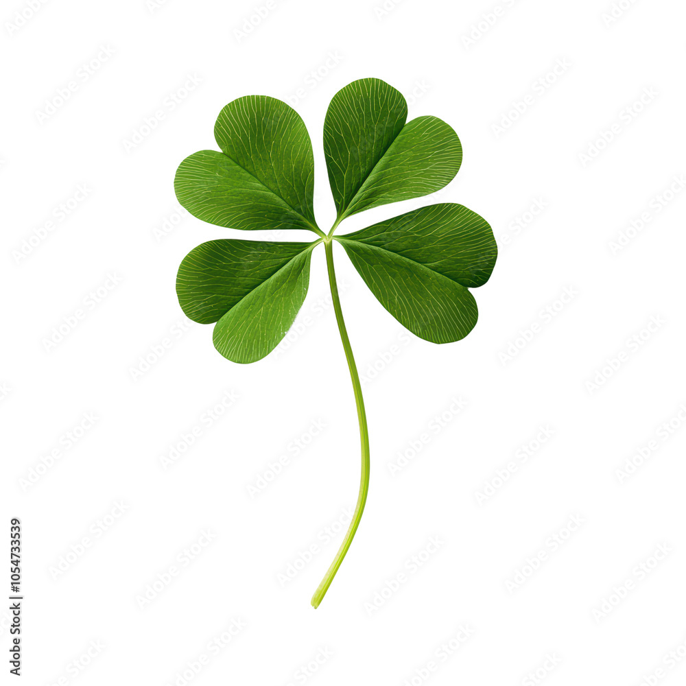 Four-leaf clover symbolizing luck and prosperity Four-leaf clover symbolizing luck and prosperity
