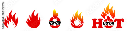 fire vector design,letter hot,spicy,hot,symbol,illustration,editable fire icon,restaurant,glasses icon,isolated
