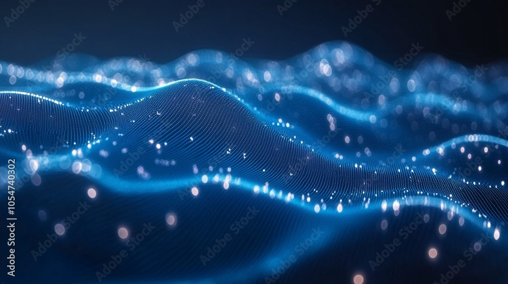 digital image on a dark background, symbolizing interconnectedness and eco-consciousness, featuring vibrant colors and intricate patterns that evoke thoughts on nature and technology