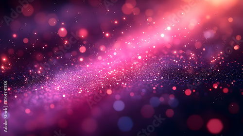 Abstract Background with Purple and Pink Glitter