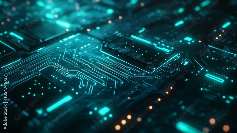 The highly exquisite futuristic circuit board pattern, with blue glowing lines on a dark background, creates a simple and high-tech visual effect, suitable for digital environments. The highly exquisite futuristic circuit board pattern, with blue glowing lines on a dark background, creates a simple and high-tech visual effect, suitable for digital environments.
