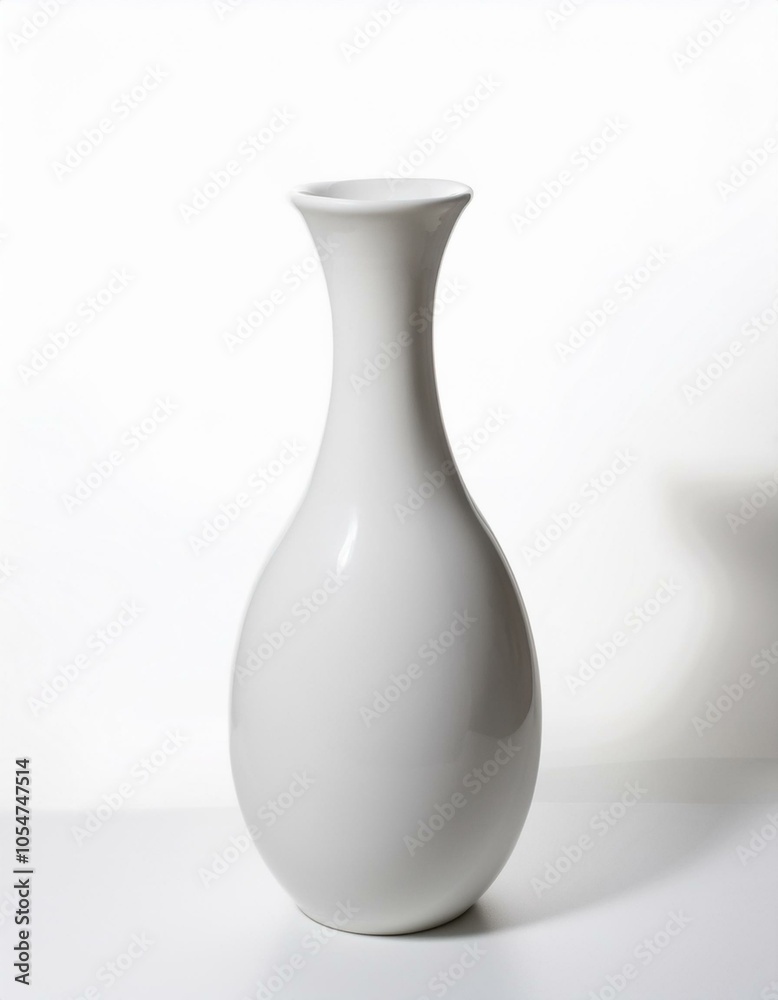 White ceramic vase on a table White ceramic vase on a table