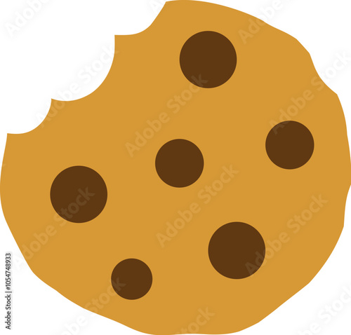 Vector Cookie Bitten