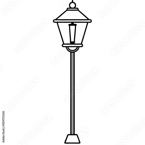 vintage street lamp