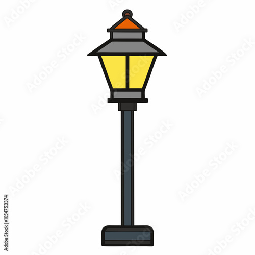 vintage street lamp