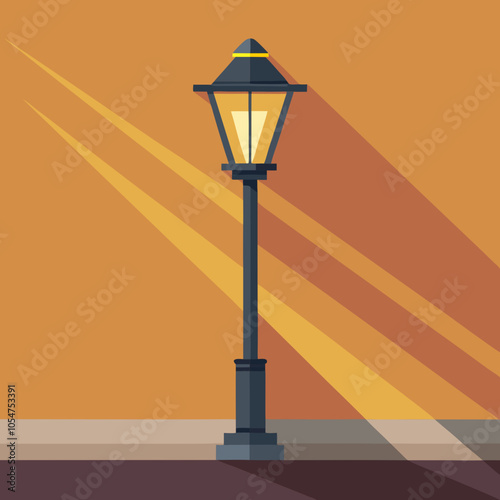 vintage street lamp