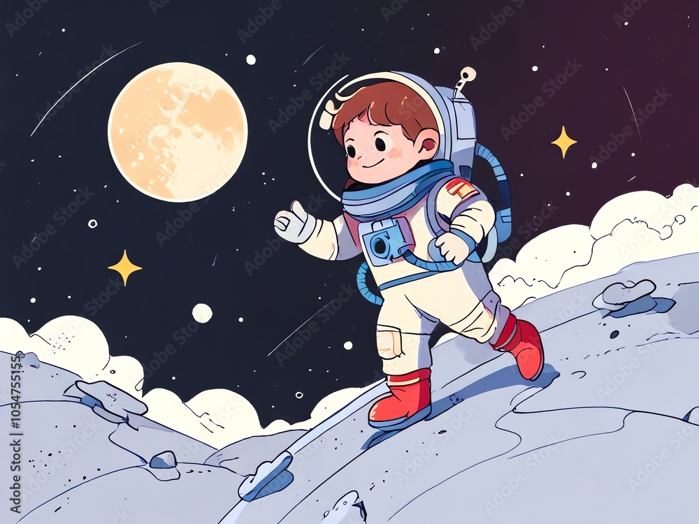 Astronaut on the Moon Astronaut on the Moon