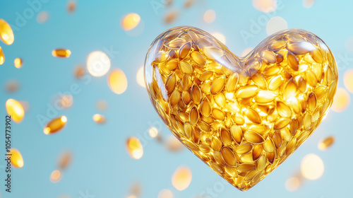 Flaxseed Oil Benefits for Heart Health: A Symbol of Clear Arteries and a Healthy Heart photo