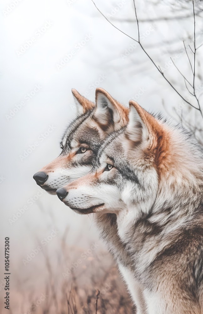 wolf in the forest wolf in the forest