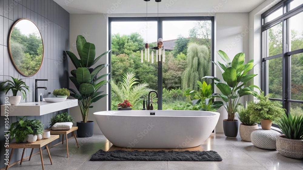 modern bathroom interior