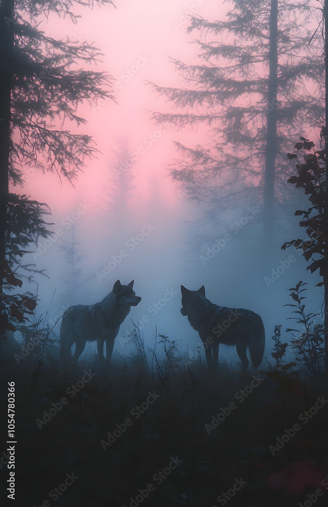 wolf in the forest wolf in the forest