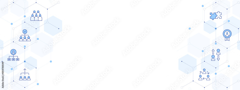 Teamwork Banner Vector Illustration with Two-sided Icon Style. Line Duotone icon. Containing teamwork, team work, work, crowd, structure, team Teamwork Banner Vector Illustration with Two-sided Icon Style. Line Duotone icon. Containing teamwork, team work, work, crowd, structure, team