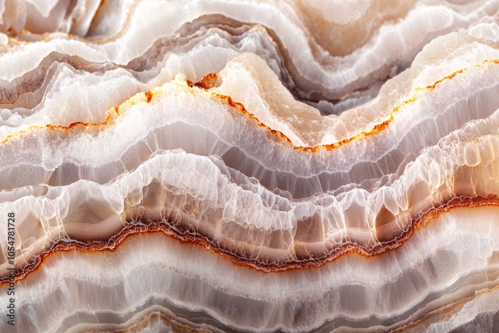 Intricate Patterns of a Natural Stone: A Close-Up View Intricate Patterns of a Natural Stone: A Close-Up View