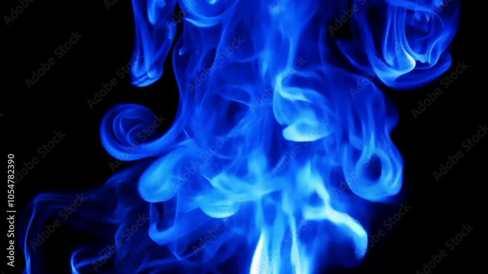 Blue Flames Abstract: Abstract blue flames against a black background. A mesmerizing swirl of vibrant blue flames, reminiscent of a mystical energy, dances across the canvas. Blue Flames Abstract: Abstract blue flames against a black background. A mesmerizing swirl of vibrant blue flames, reminiscent of a mystical energy, dances across the canvas.