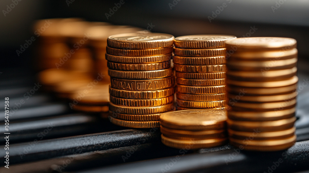 gold coins rest on a heating radiator, symbolizing rising energy costs and financial pressure. This image conveys the need to save or invest amidst rising heating expenses and inflation gold coins rest on a heating radiator, symbolizing rising energy costs and financial pressure. This image conveys the need to save or invest amidst rising heating expenses and inflation