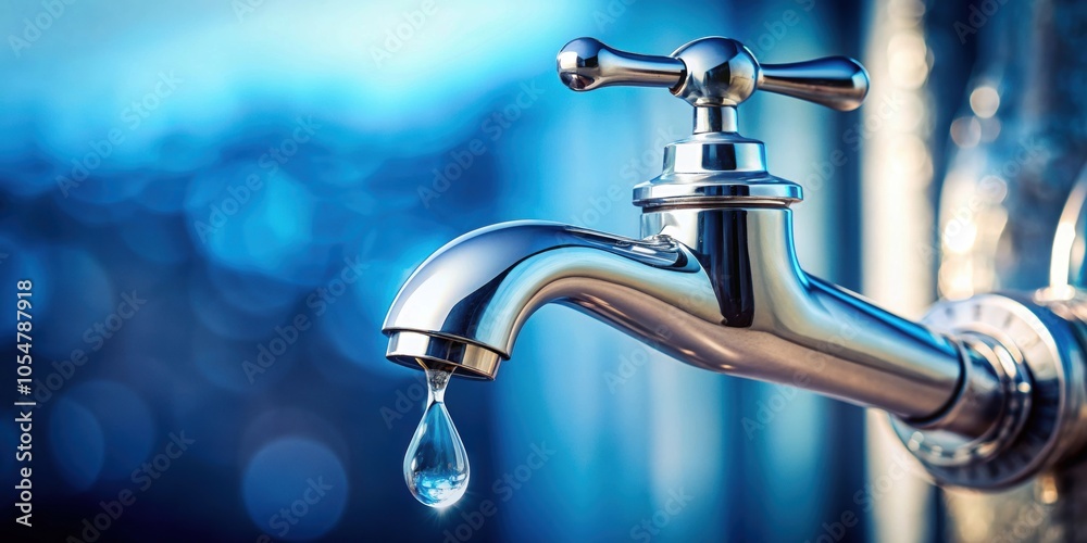Closeup of water dropping from faucet, wasting and leaking, water, faucet, droplet, closeup, leak, waste Closeup of water dropping from faucet, wasting and leaking, water, faucet, droplet, closeup, leak, waste