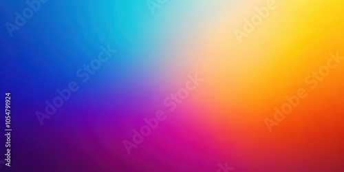 Vibrant abstract gradient background with smooth purple, orange, blue, and yellow transitions, colorful, modern