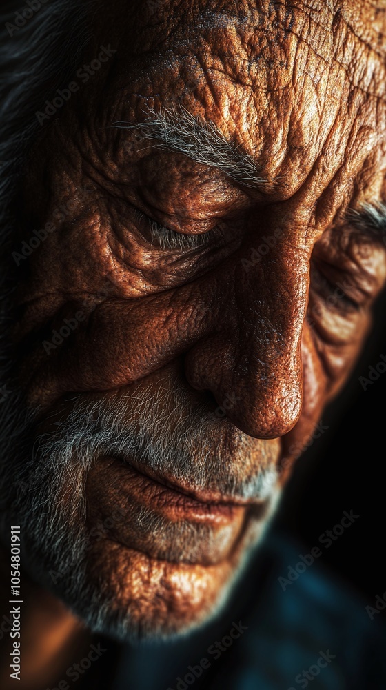 The contemplative old man
The contemplative old man