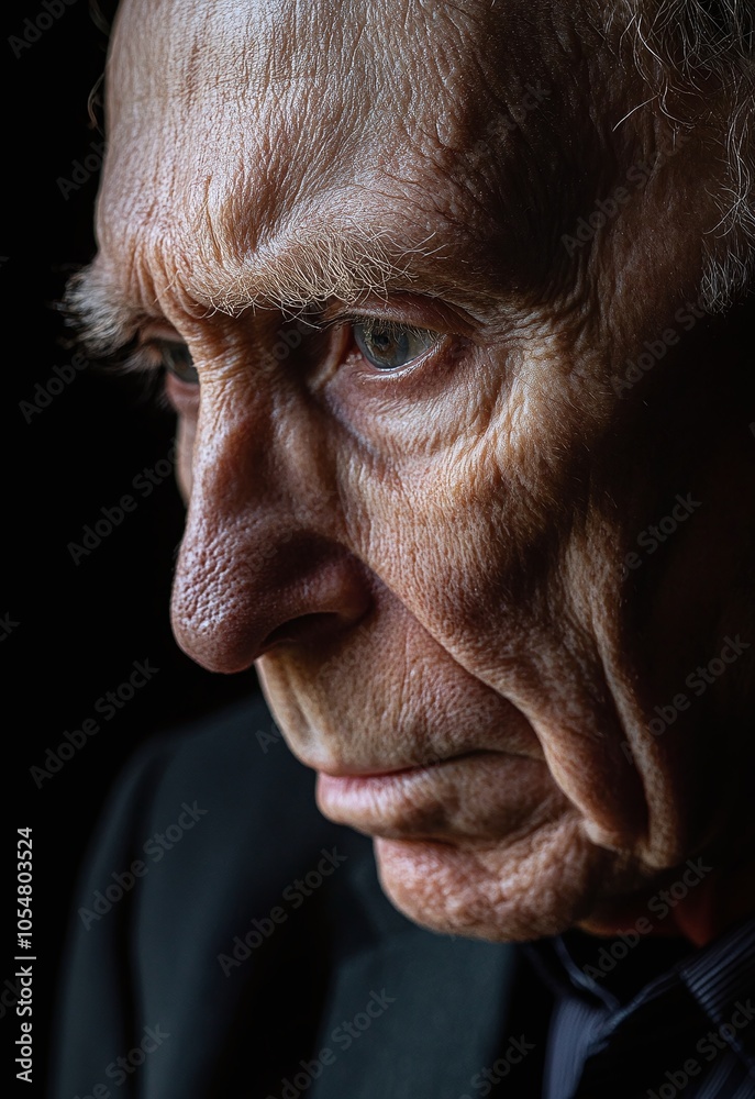 The contemplative old man
The contemplative old man
