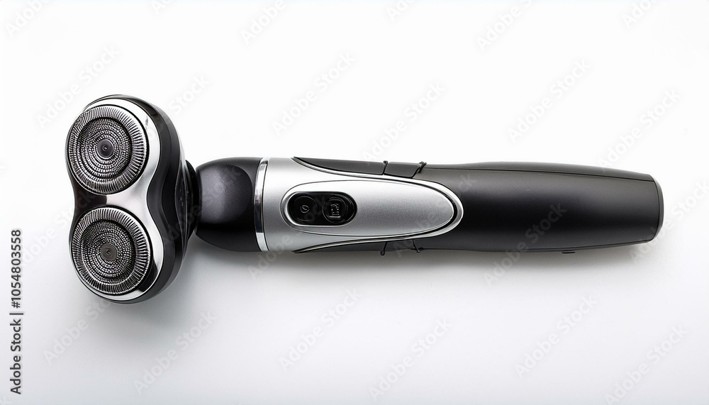 Black electric razor on white Black electric razor on white