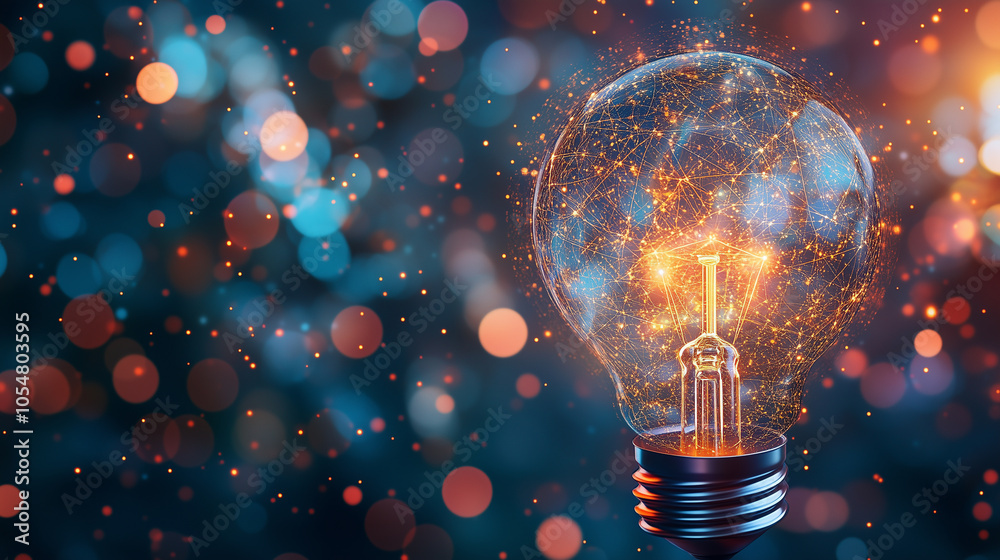 A conceptual image showcasing a light bulb as a metaphor for an innovative breakthrough and smart idea, symbolizing genius marketing strategy planning and creative thinking in business. A conceptual image showcasing a light bulb as a metaphor for an innovative breakthrough and smart idea, symbolizing genius marketing strategy planning and creative thinking in business.
