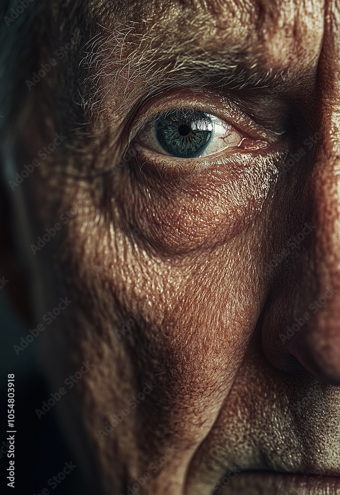 The contemplative old man
The contemplative old man