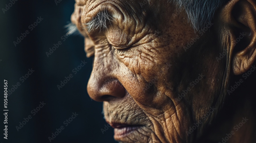 The contemplative old man
The contemplative old man