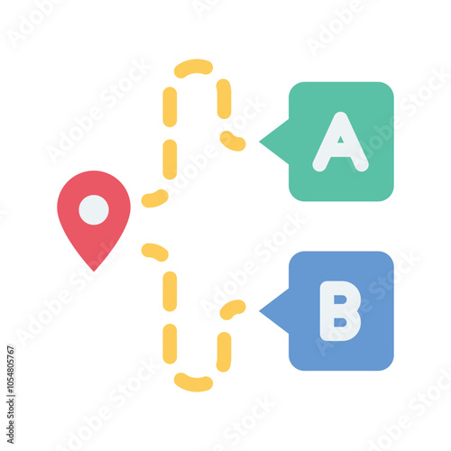 choice route flat style