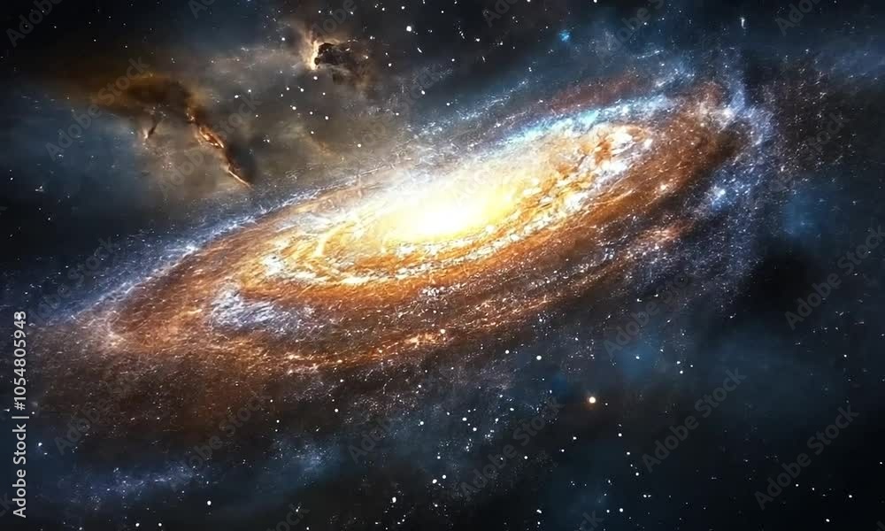 A stunning galaxy with swirling stars and cosmic dust, showcasing the beauty of the universe. A stunning galaxy with swirling stars and cosmic dust, showcasing the beauty of the universe.