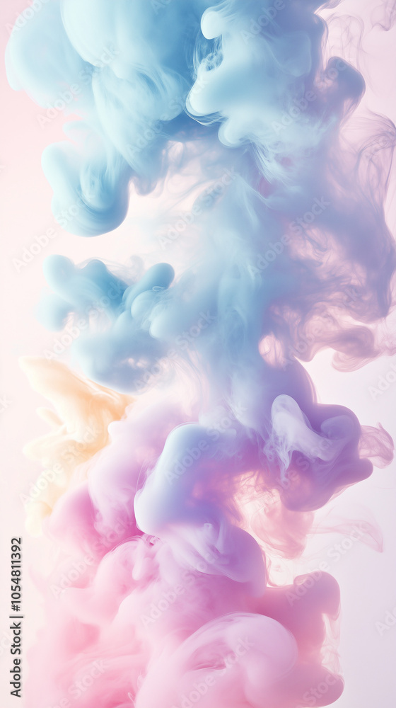 pastel colors creative hearts shapes smoke design pastel colors creative hearts shapes smoke design