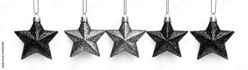 Hand-Drawn Minimalist Christmas Ornaments in Black and White Hand-Drawn Minimalist Christmas Ornaments in Black and White