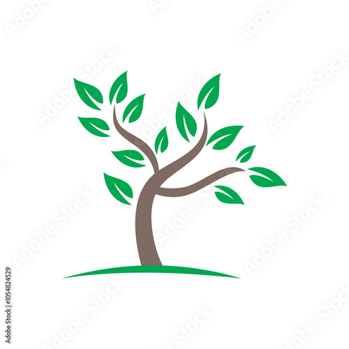 abstract tree logo , nature logo