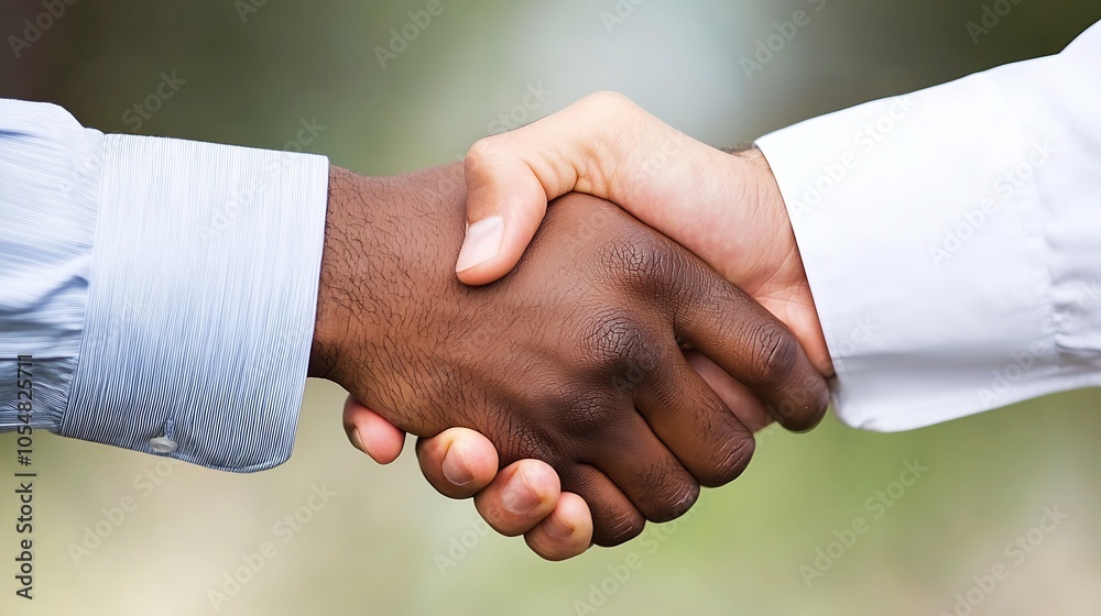 CloseUp of Diverse Handshake Symbolizing Unity Trust and Mutual Respect in Business Collaboration : Generative AI CloseUp of Diverse Handshake Symbolizing Unity Trust and Mutual Respect in Business Collaboration : Generative AI