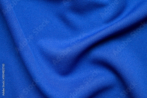 Blue sports clothing fabric football shirt jersey texture