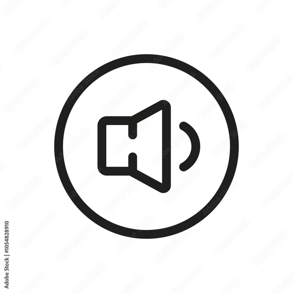 Volume Icon - Line Volume Icon - Line
