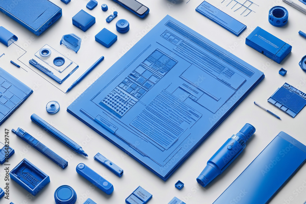 Blue Aesthetic: Exploring 3D Rendered Blue Objects for Modern Design Inspiration Blue Aesthetic: Exploring 3D Rendered Blue Objects for Modern Design Inspiration