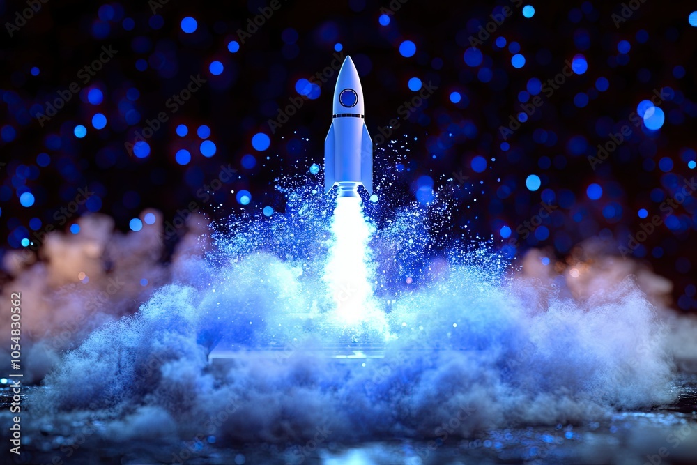Fototapeta premium Rocket launch 