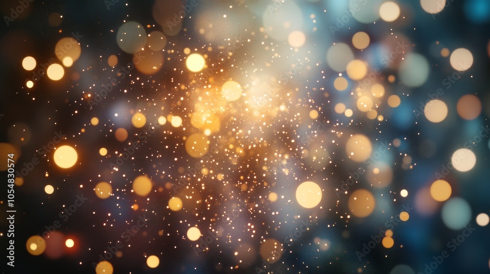 Captivating Burst of Colorful Light and Bokeh Effects Captivating Burst of Colorful Light and Bokeh Effects