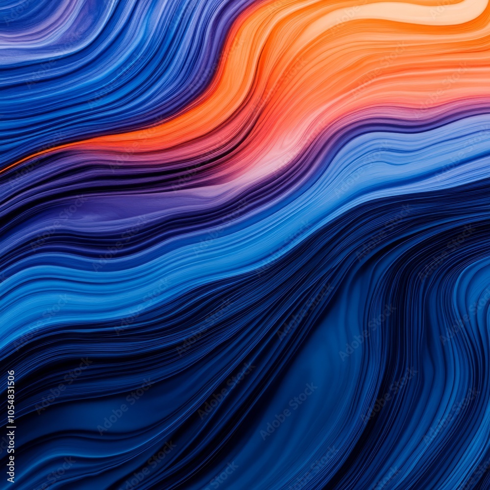 Abstract flowing waves in vibrant colors create a dynamic visual experience.