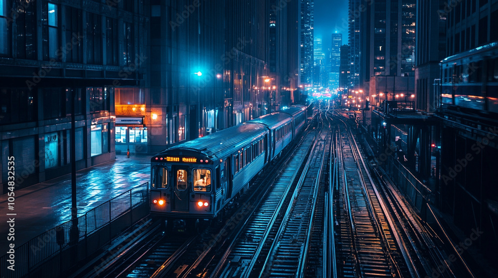 Obraz premium traffic in the city