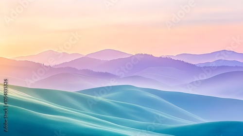 Misty Mountain Landscape