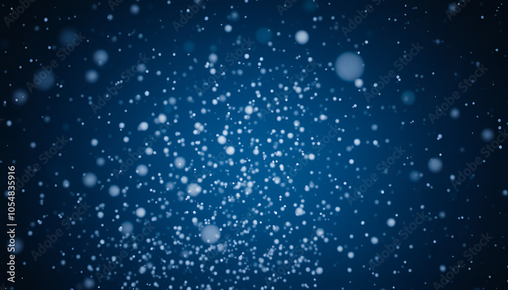 Abstract snow flurry against a night sky with stars, capturing a magical and winter wonderland vibe Abstract snow flurry against a night sky with stars, capturing a magical and winter wonderland vibe