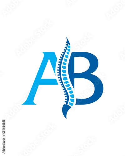 spine logo , health logo vector