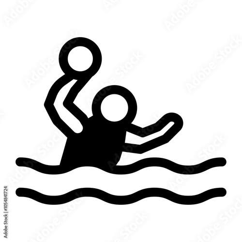 water polo glyph style