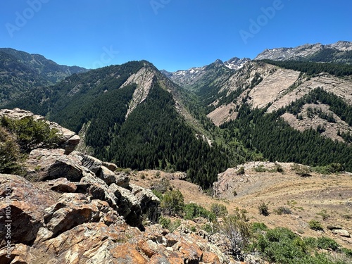 View from mountain top