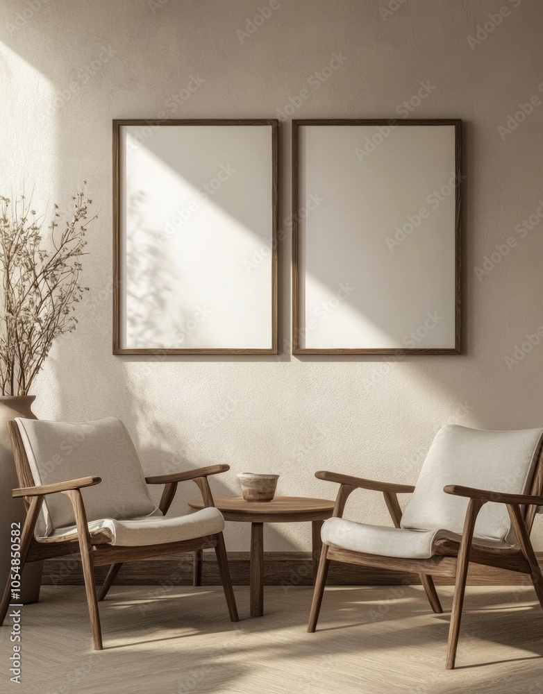 Fototapeta premium Minimalist Living Room.