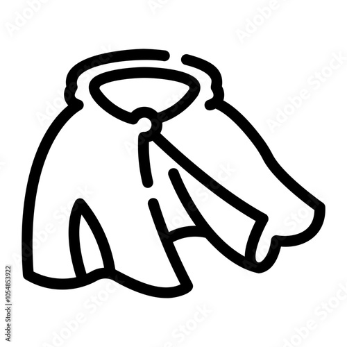 cloak Line Icon