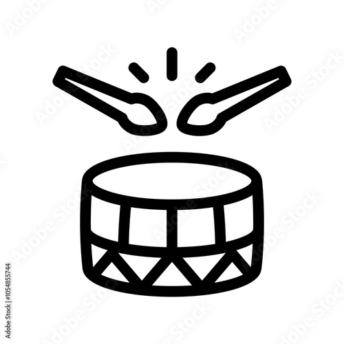 drum outline style