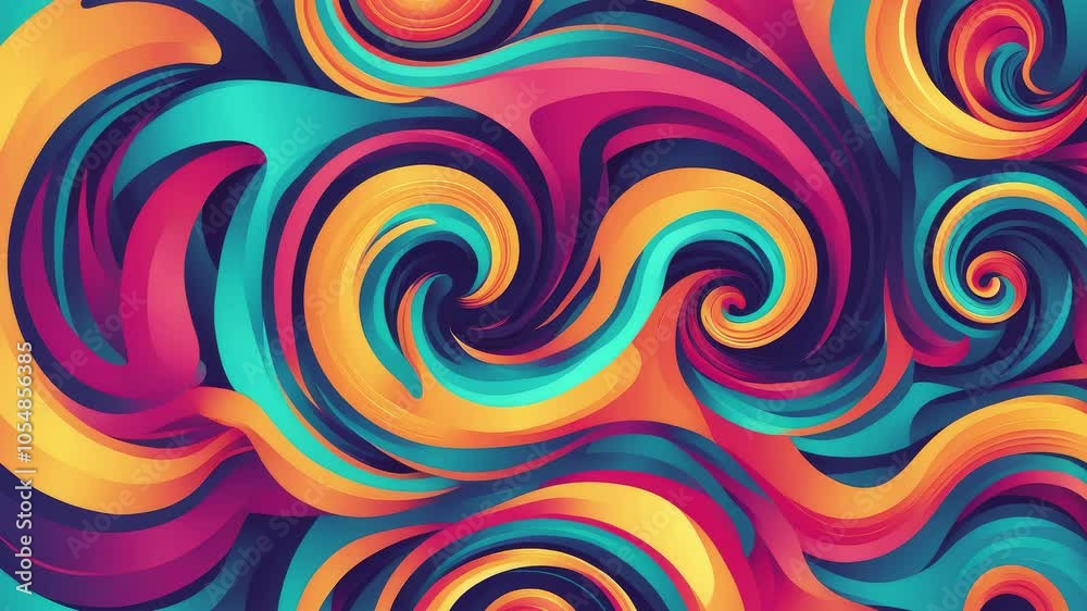 Abstract light colorful funny animated waves comics style composition dynamic background Abstract light colorful funny animated waves comics style composition dynamic background