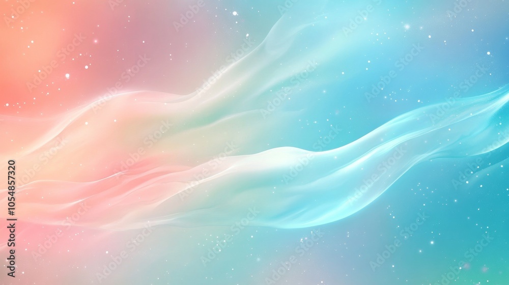 Soft Pastel Gradients of Blue and Green Tones